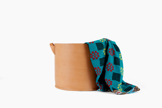 Andrew McAteer for Commune Medium Round Leather Basket