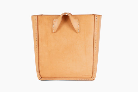 Andrew McAteer for Commune Large Square Leather Basket