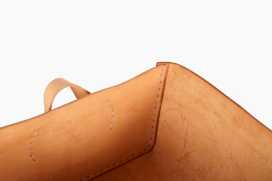 Andrew McAteer for Commune Small Square Leather Basket
