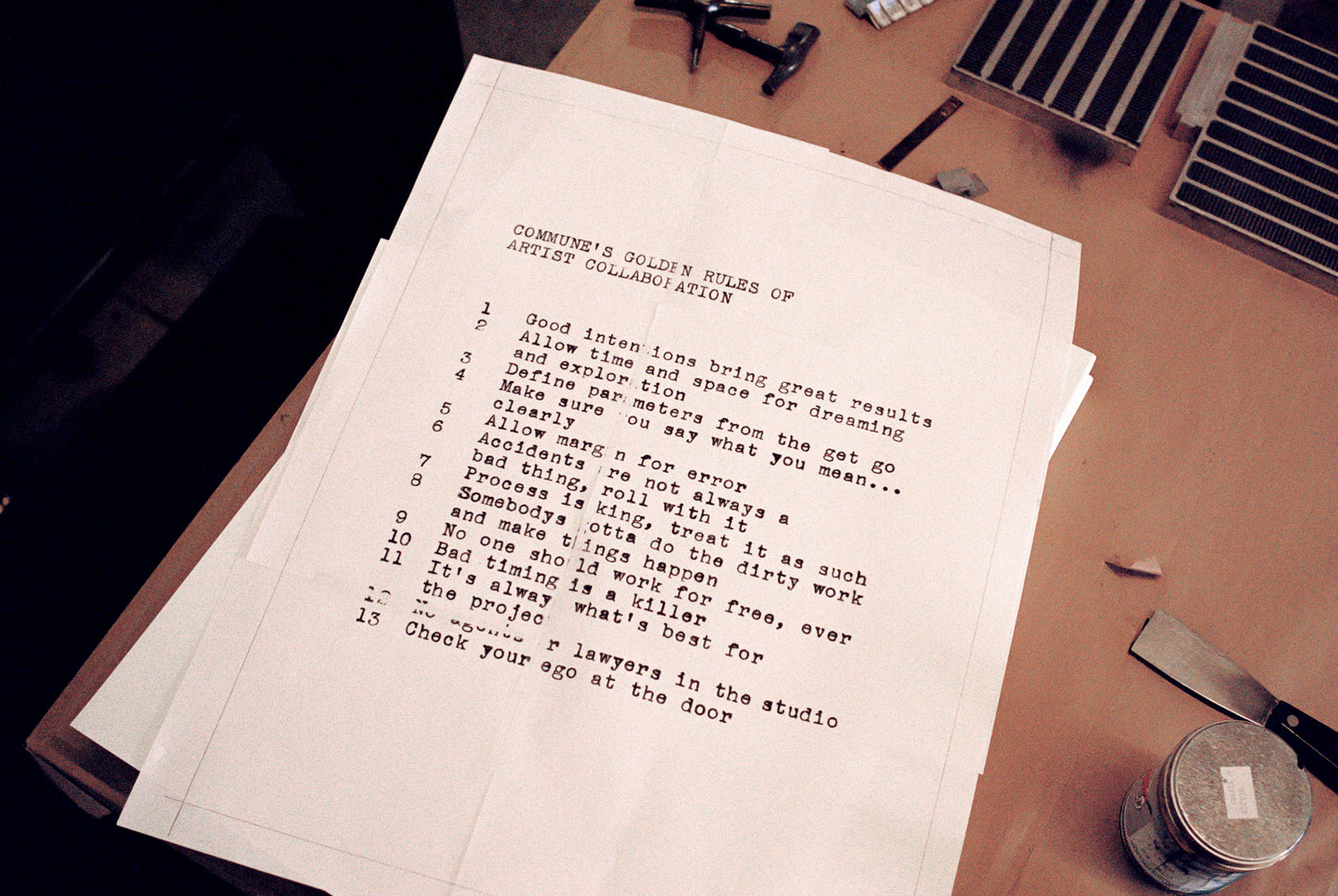Commune's Golden Rules of Artist Collaboration