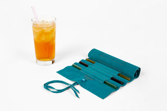 Glass Straws by RTH and Commune Teal