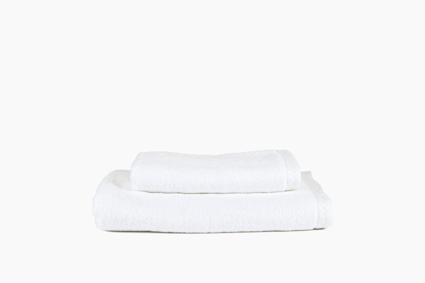 Commune for Hamburg House White Hex Bath and Hand Towels