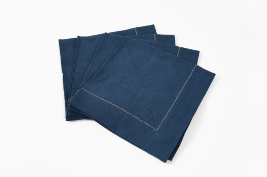 Peter Speliopoulos Navy Linen Napkins
