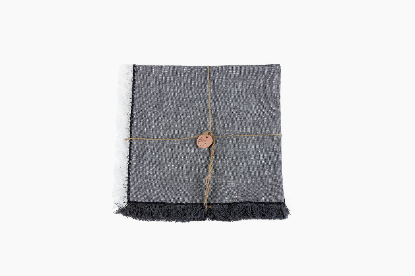 Peter Speliopoulos Navy Fringe Napkins