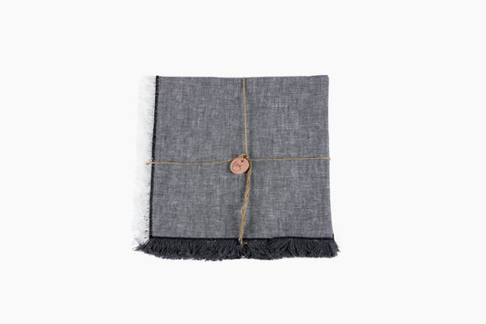 Peter Speliopoulos Navy Fringe Napkins