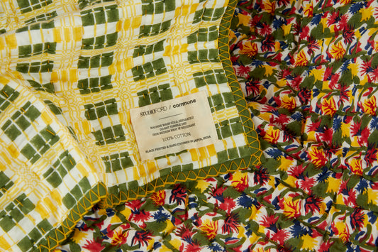 Studio Ford for Commune Baby Quilt Green