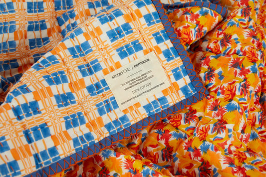 Studio Ford for Commune Baby Quilt Orange