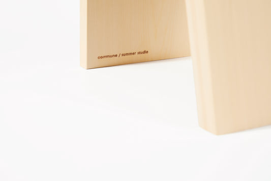 Summer Studio for Commune Ise Stool Cedar