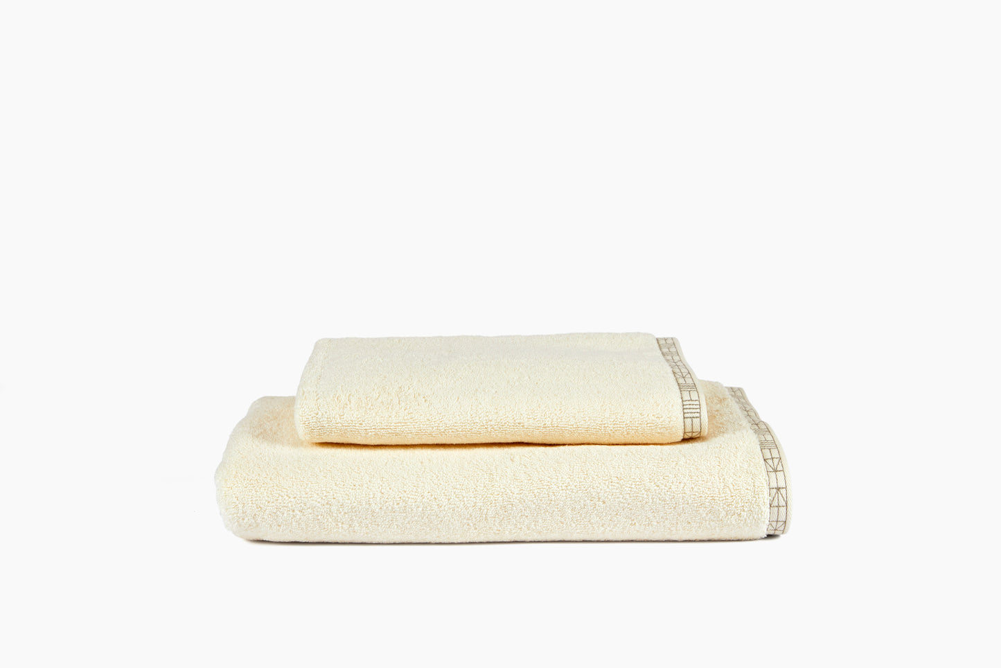 Commune for Hamburg House Ivory Sitio Bath and Hand Towels