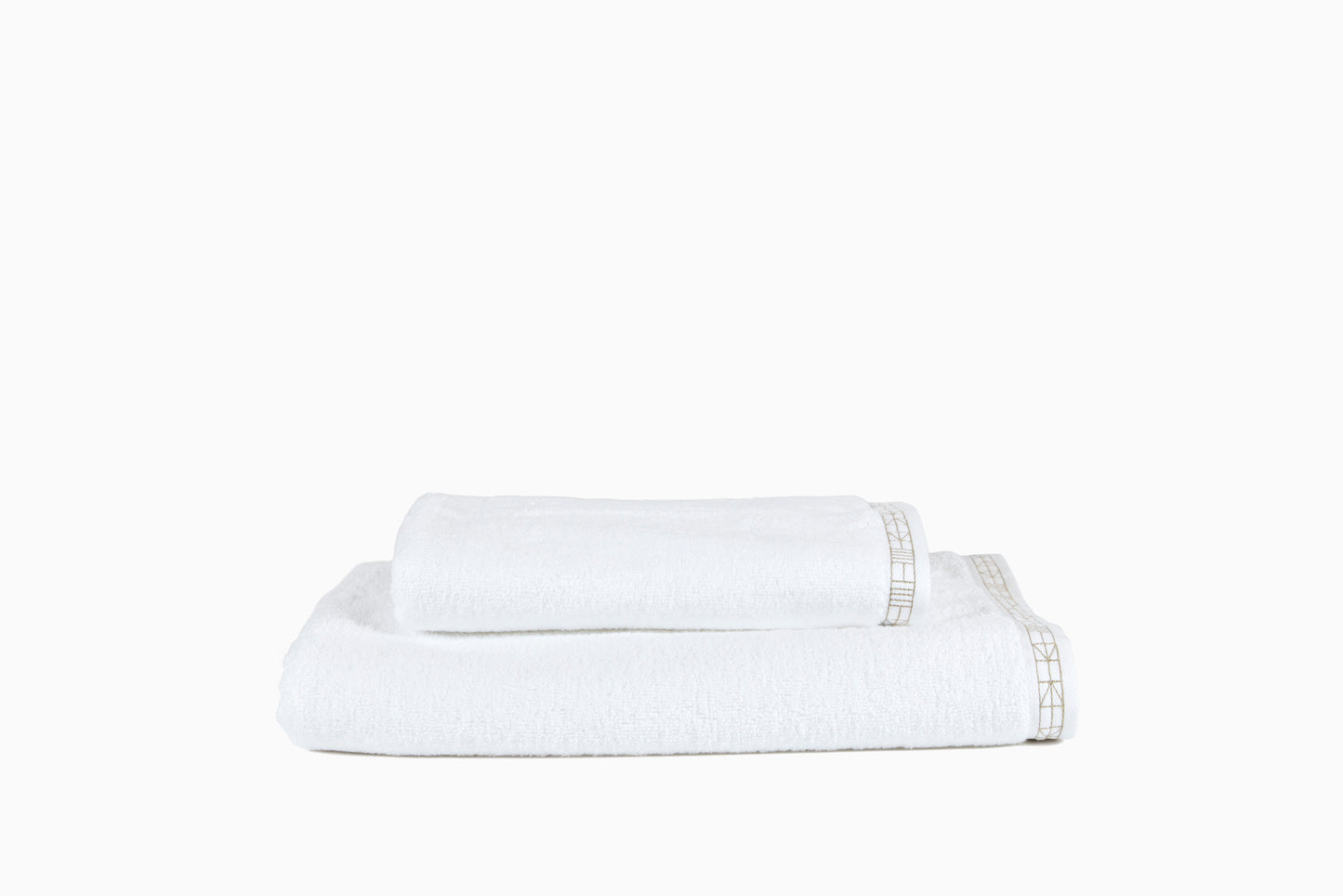 Commune for Hamburg House White Sitio Bath and Hand Towels