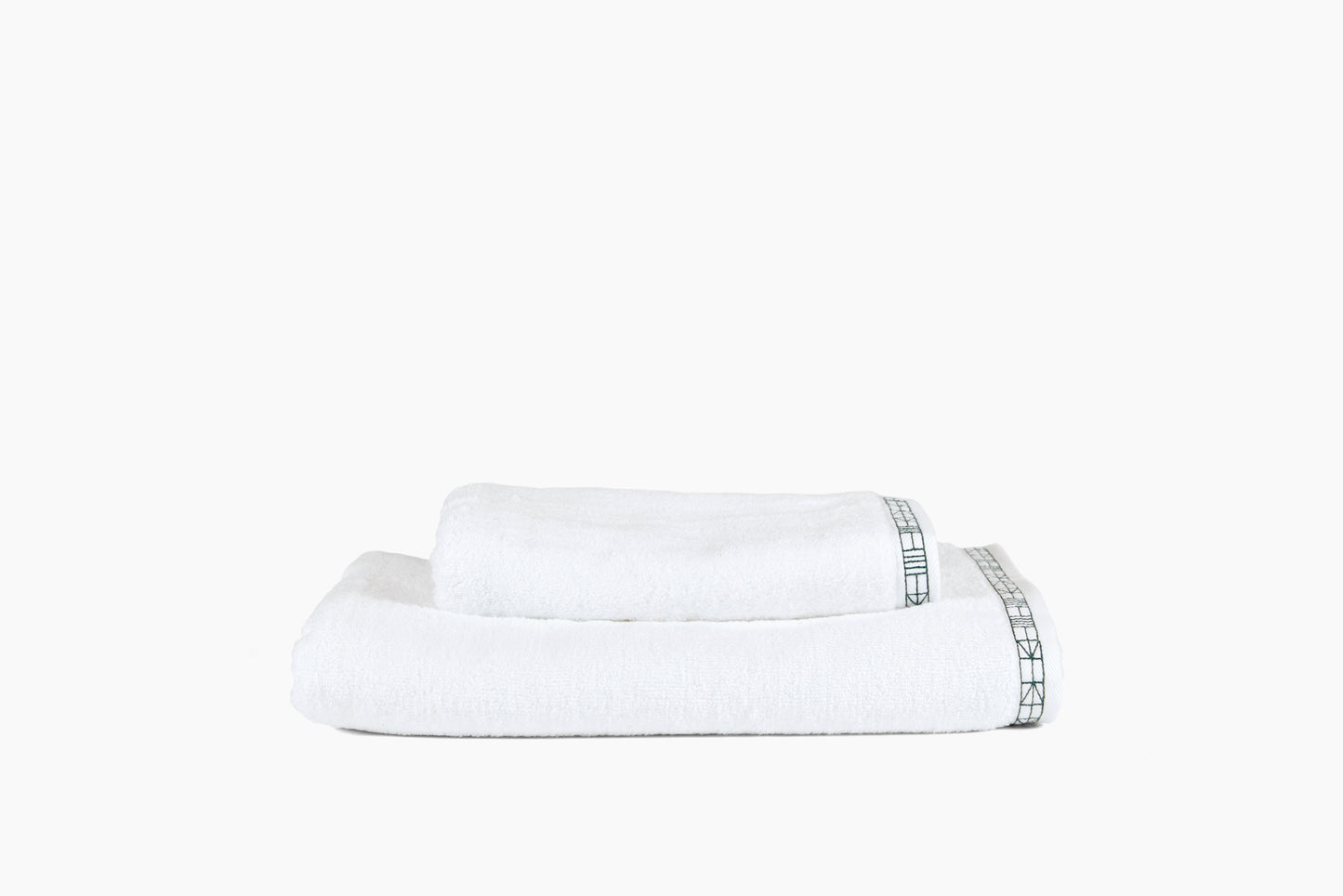 Commune for Hamburg House White Sitio Bath and Hand Towels