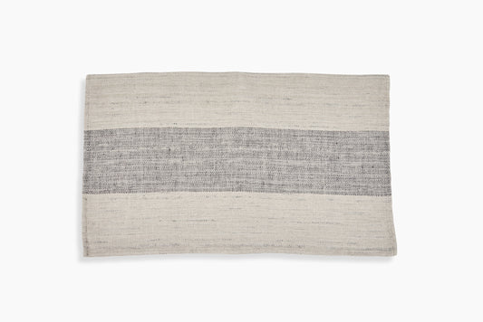 Commune Guest Towel Anthrazit Stripe