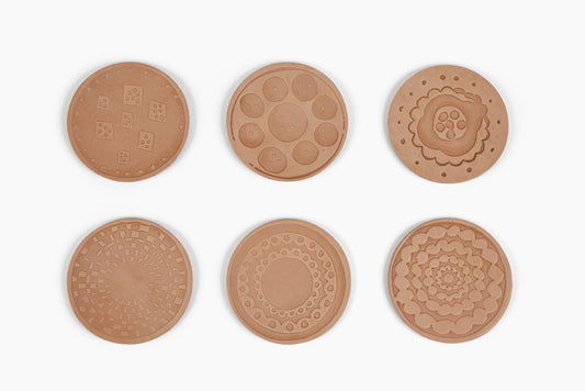 Commune Kori Gerard Tooled Leather Coasters