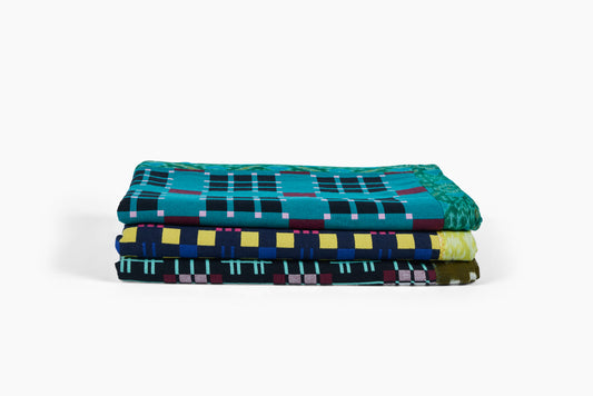 Gregory Parkinson Minted Pistachio Assamese Blanket
