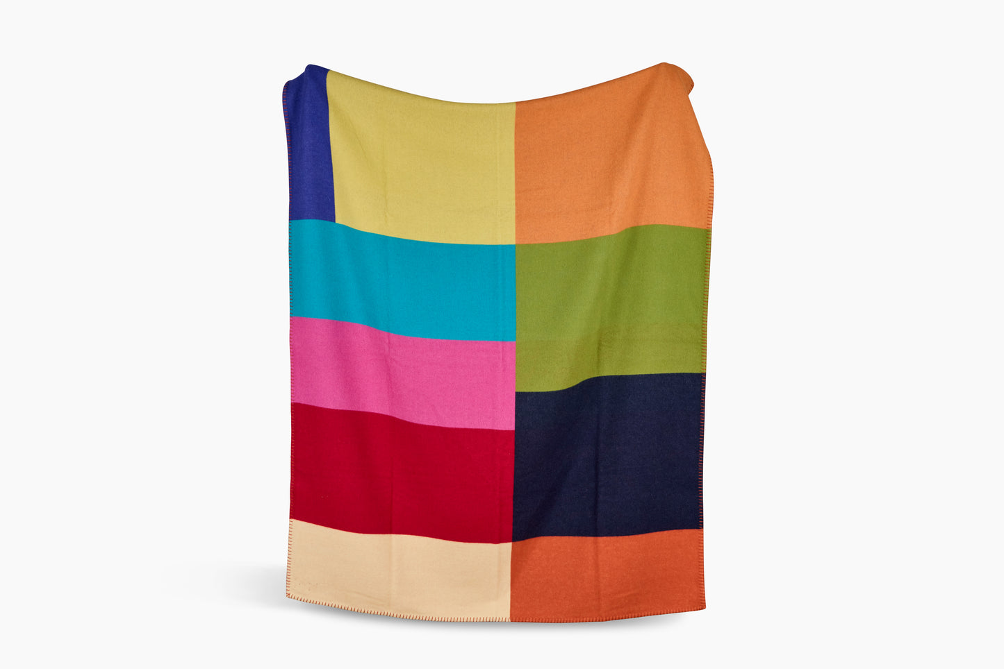 R+D LAB for Commune Abstrakt Blanket Lyons Blue