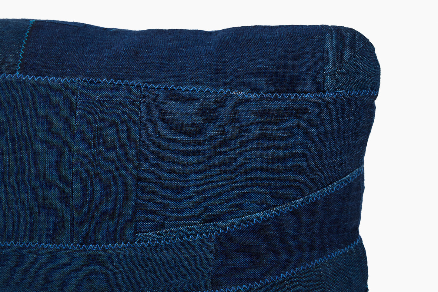 Dosa for Commune Linen Indigo Pillow