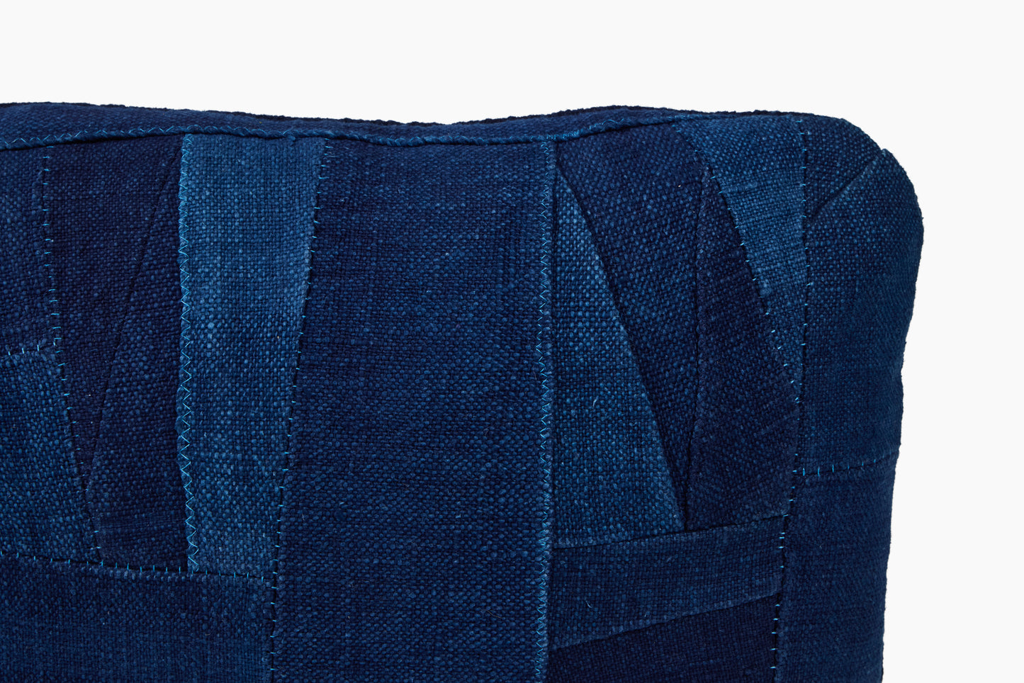 Dosa for Commune Burlap Indigo Pillow
