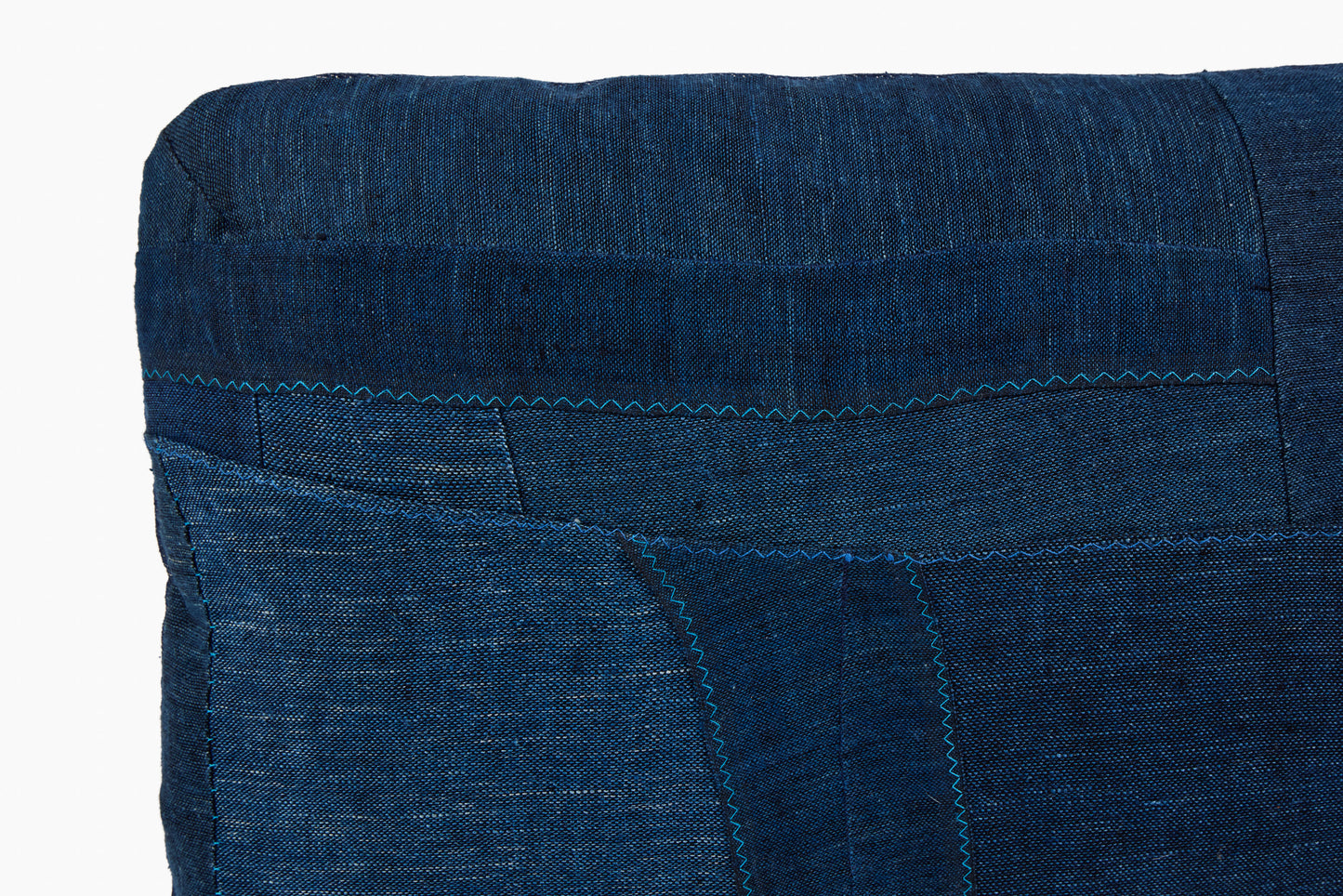 Dosa for Commune Linen Indigo Pillow