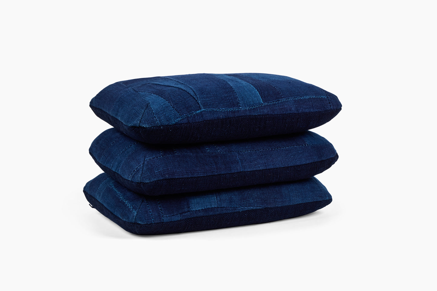 Dosa for Commune Burlap Indigo Pillow