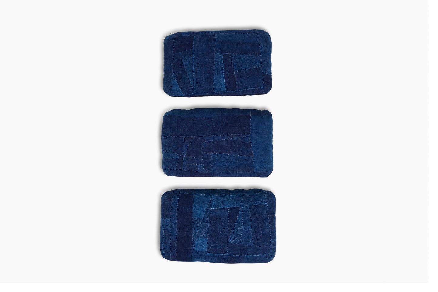 Dosa for Commune Burlap Indigo Pillow