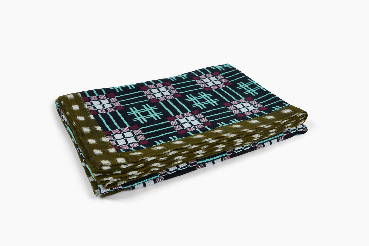 Gregory Parkinson Midnight Bracken Ice Assamese Blanket