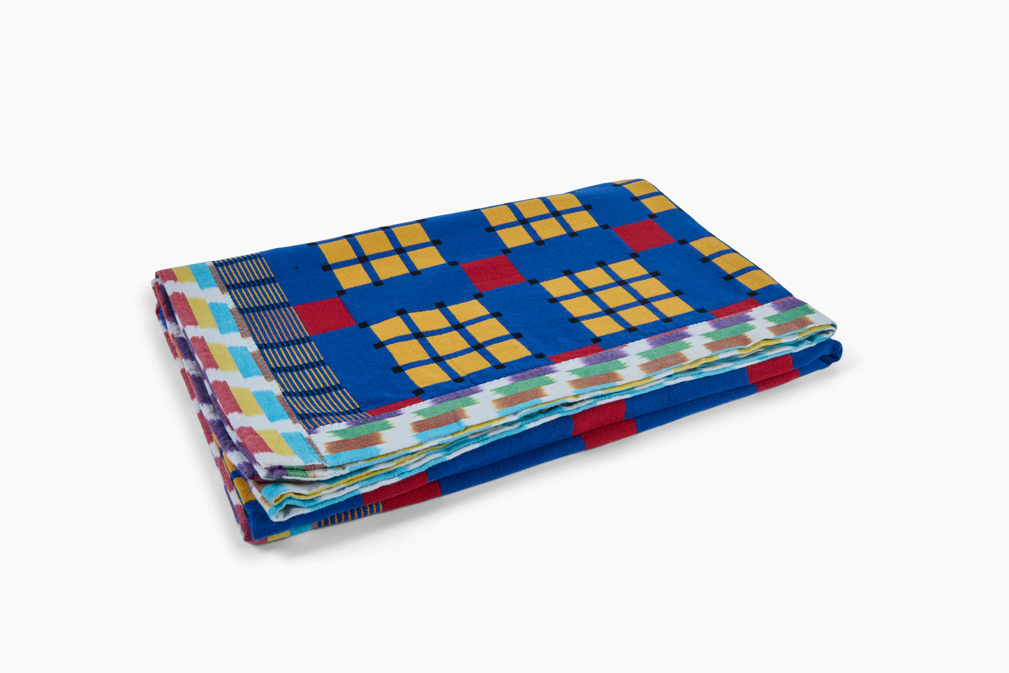 Gregory Parkinson Electric Rainbow Maize Assamese Blanket