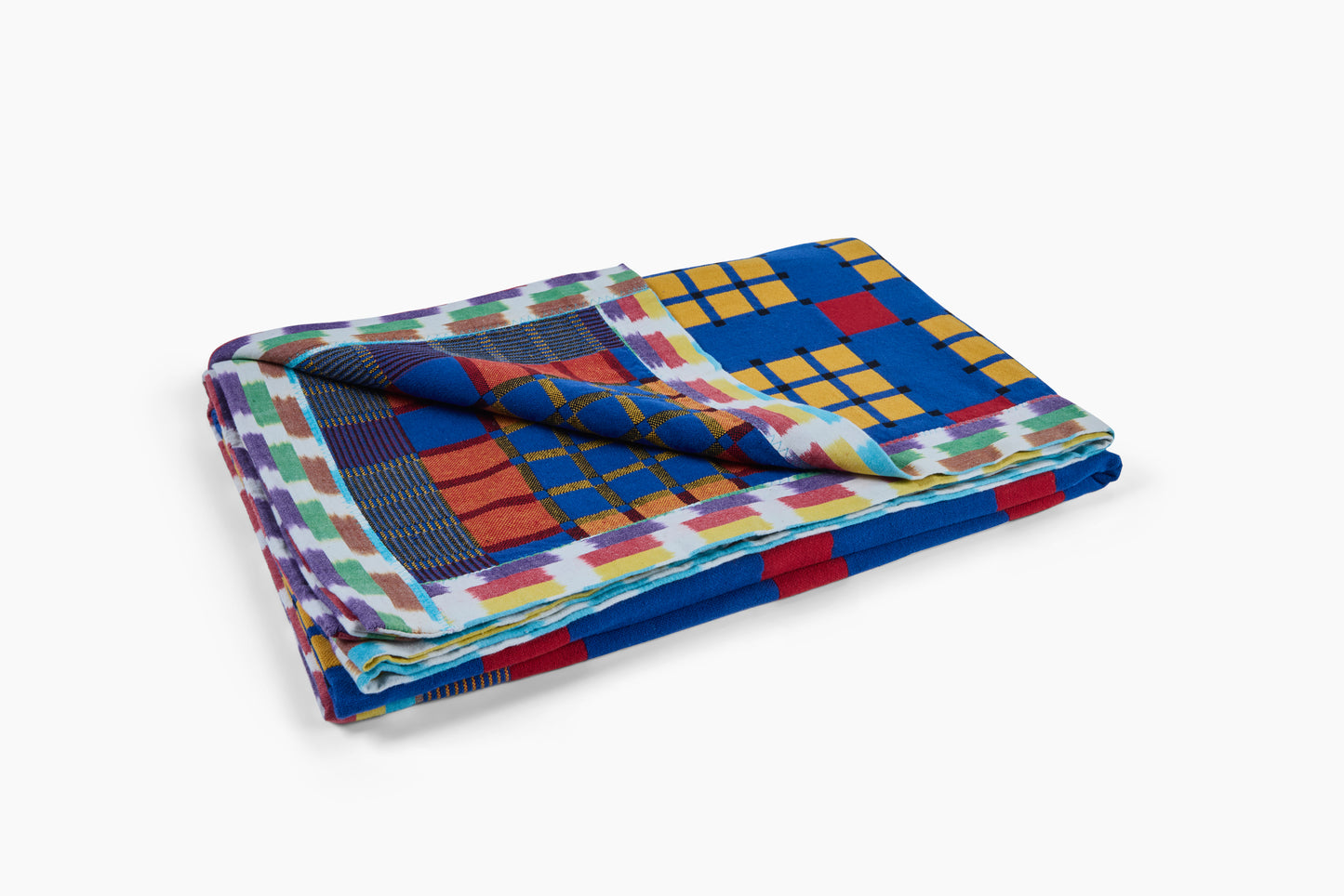 Gregory Parkinson Electric Rainbow Maize Assamese Blanket