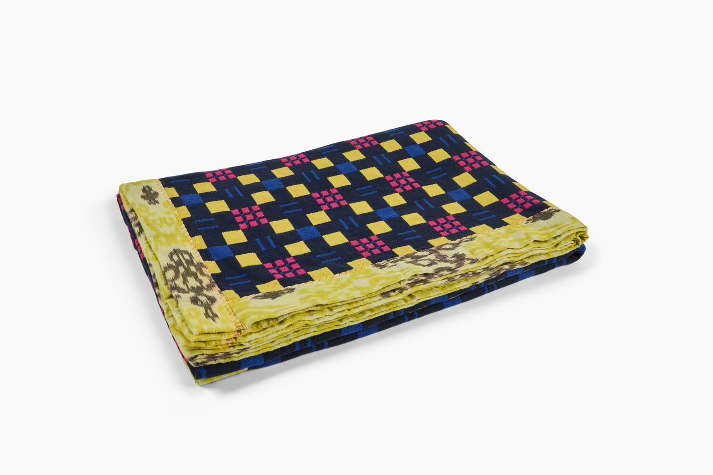 Gregory Parkinson Daisy Daffodil Rouge Assamese Blanket