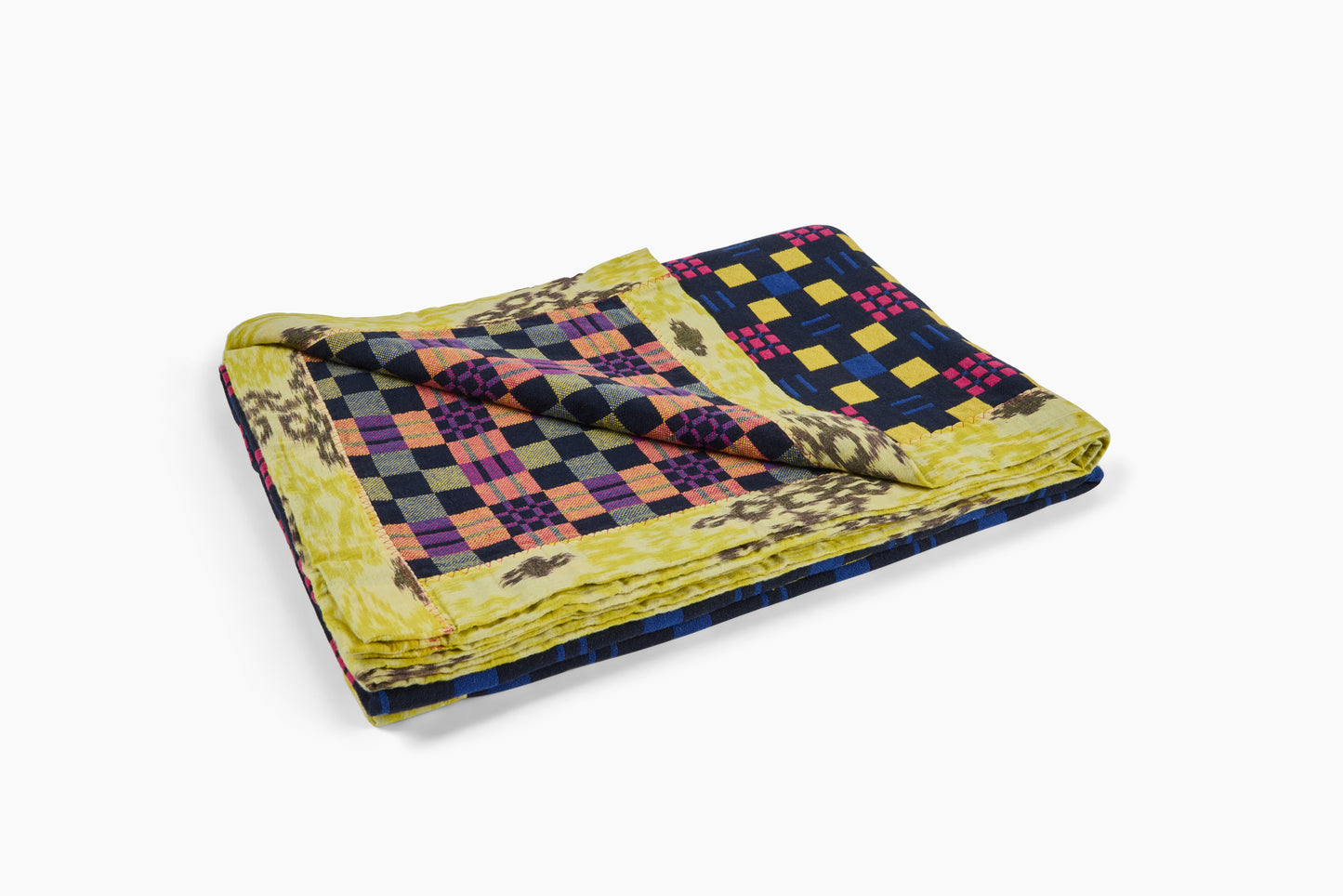 Gregory Parkinson Daisy Daffodil Rouge Assamese Blanket