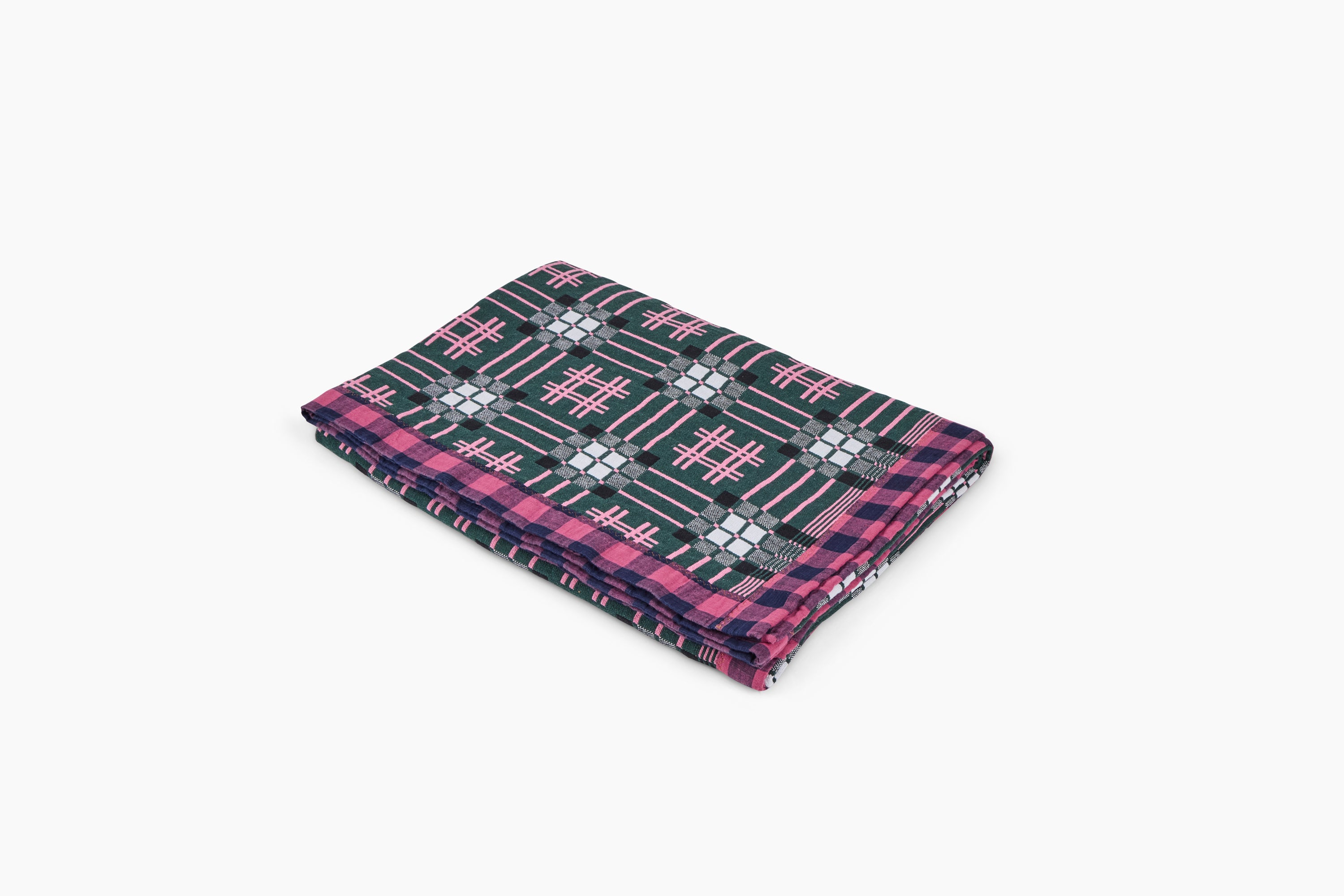 Gregory Parkinson, Assamese Blanket Coral Berry Check