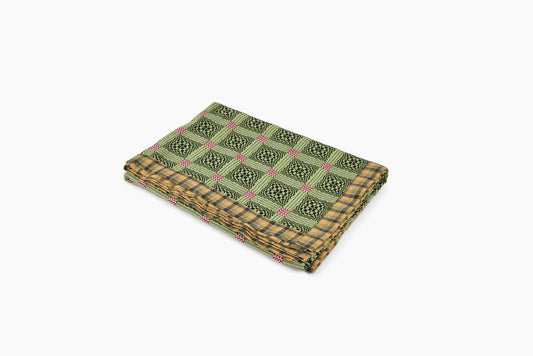 Gregory Parkinson Assamese Blanket Electric Lime
