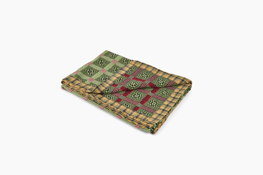 Gregory Parkinson Assamese Blanket Electric Lime