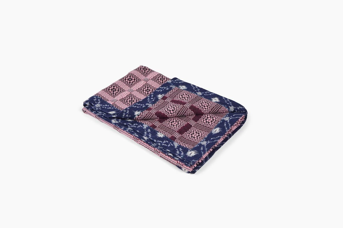 Gregory Parkinson Assamese Blanket Sugar Indigo
