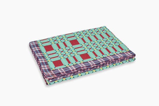 Gregory Parkinson Assamese Blanket Sunshine Chip Mint