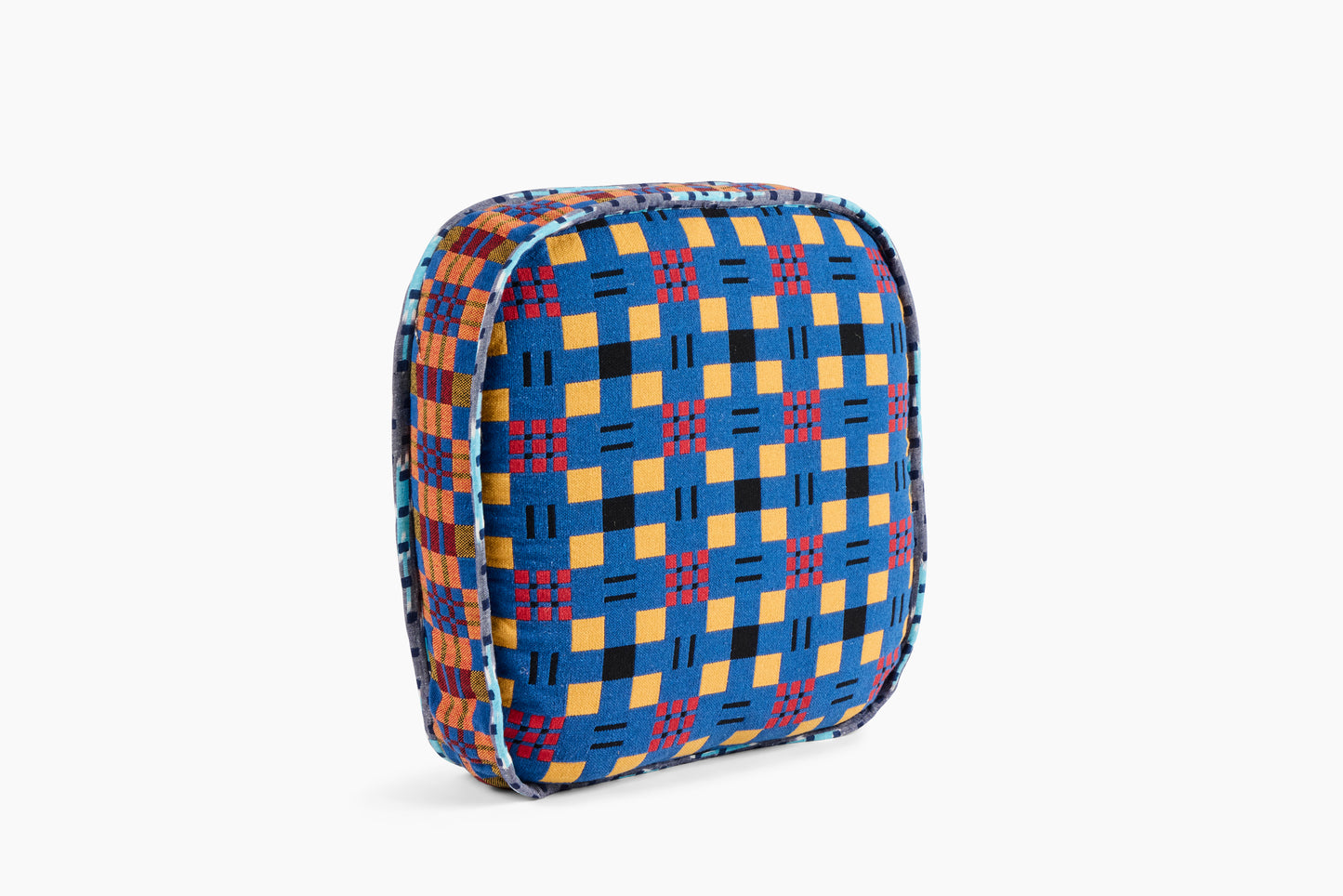 Gregory Parkinson Assamese Blanket Pillow Mini Rainbow Maize