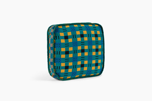 Gregory Parkinson Assamese Blanket Pillow Pistachio Petal Bloom