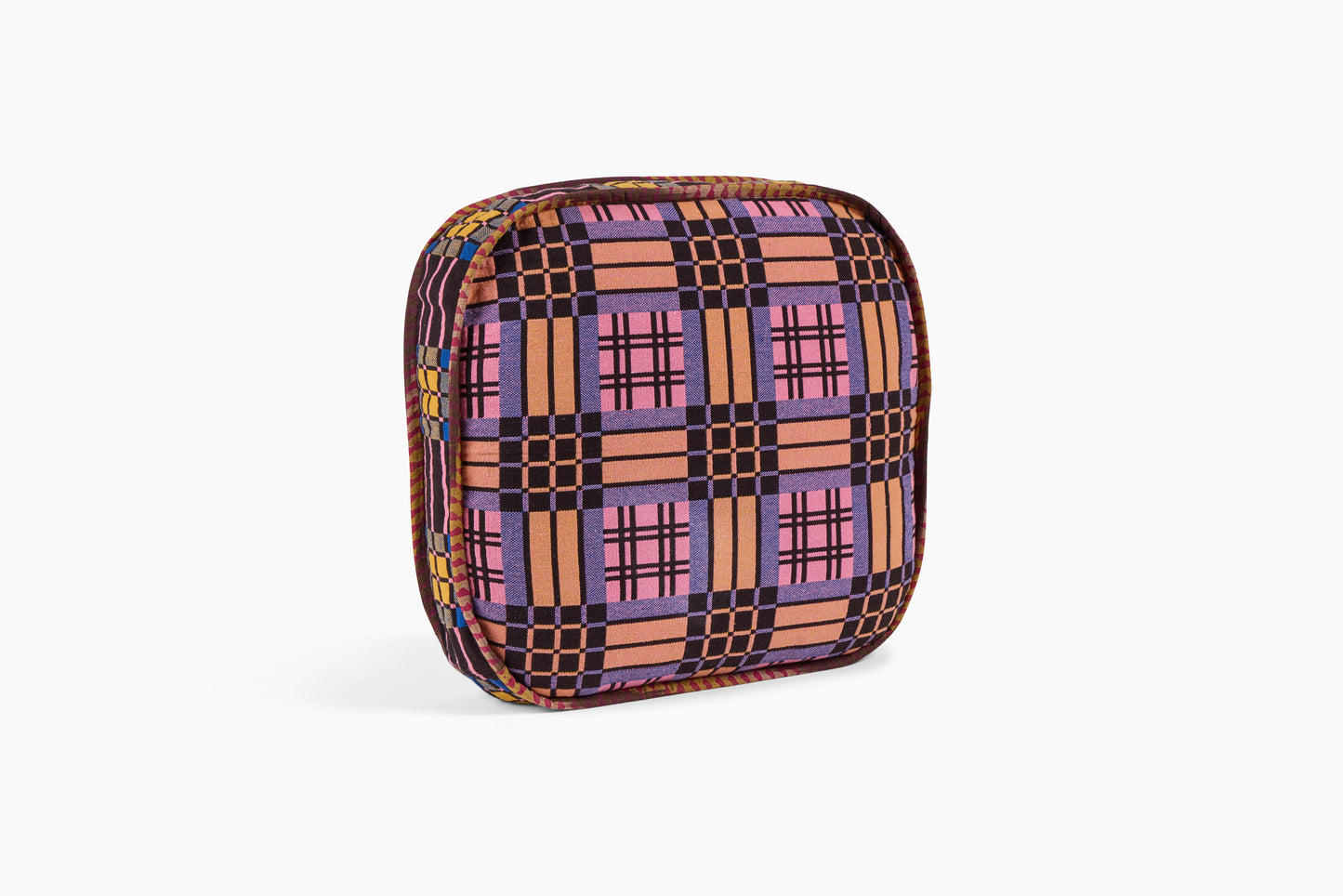 Gregory Parkinson Assamese Blanket Pillow Lavender Honey Blush