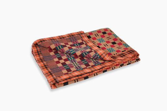 Gregory Parkinson Assamese Blanket Caramel Rouge
