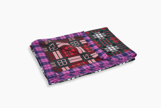 Gregory Parkinson Assamese Blanket Fuschia Fir Rogue