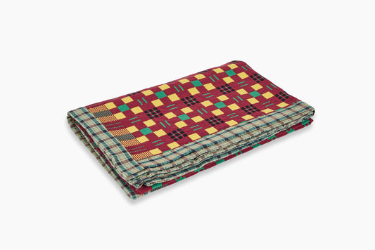 Gregory Parkinson Assamese Blanket Tamarind Sunshine Check