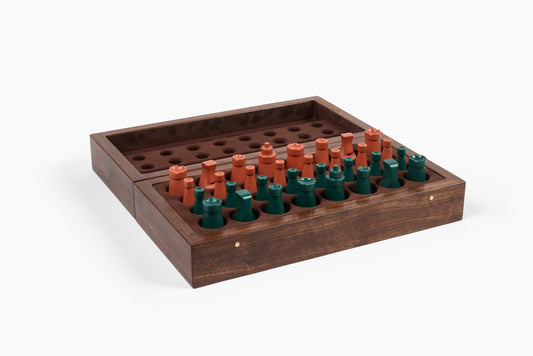 Gelber & Sons Walnut Chess Set