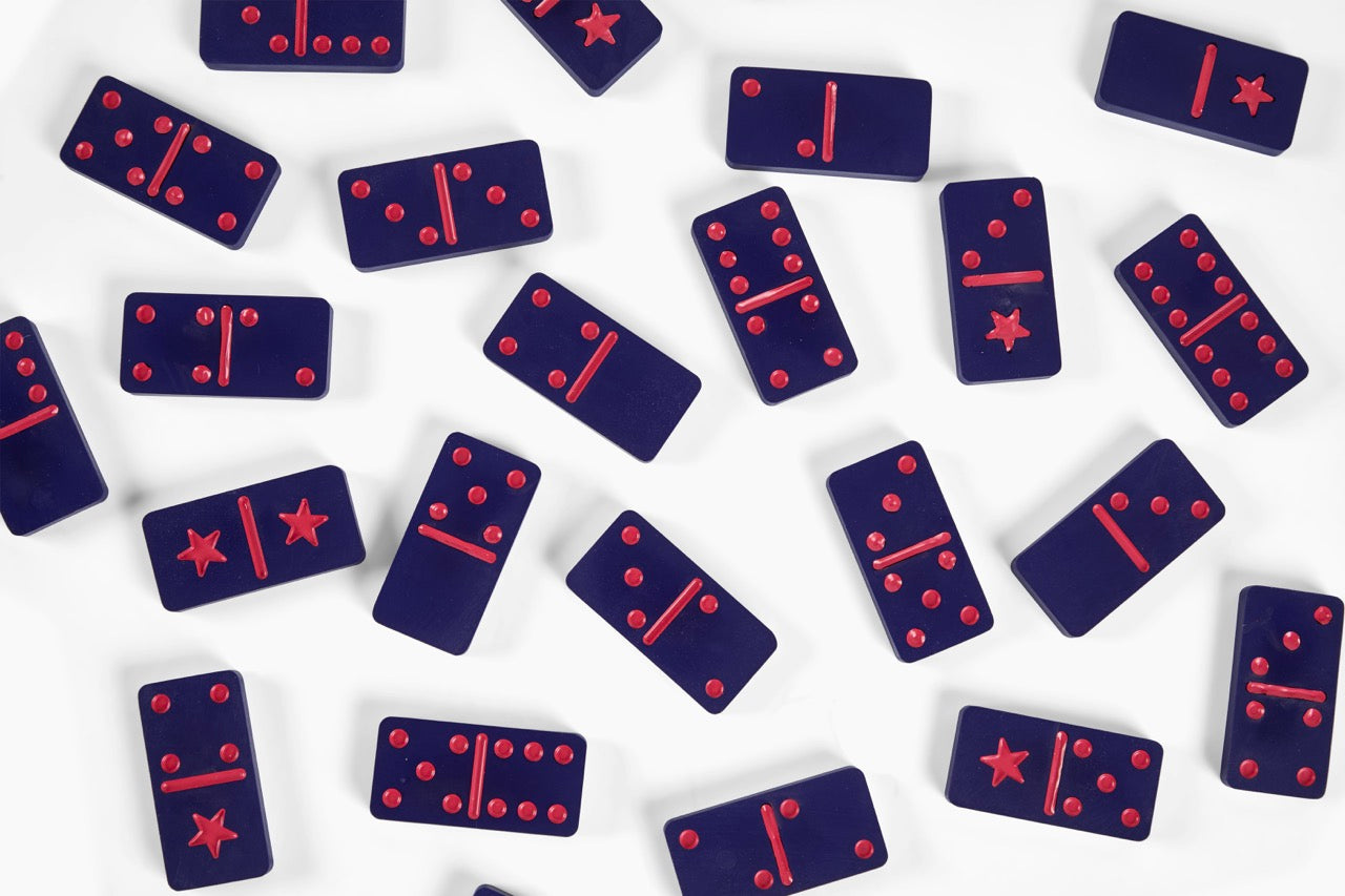 Gelber & Sons Domino Set Violet