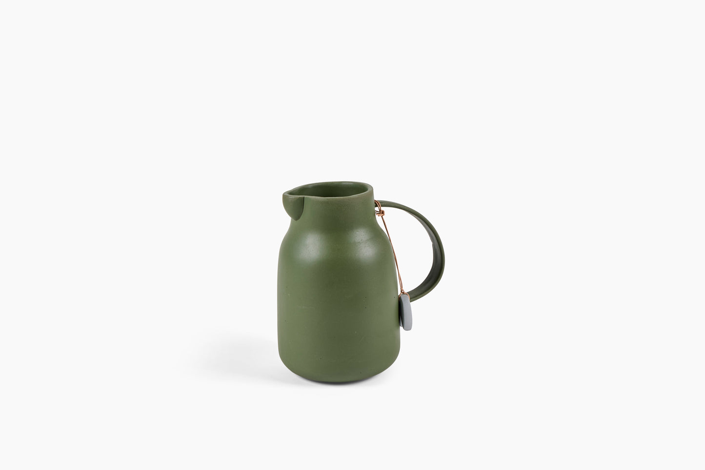 H for Hannah Ceramic Pitcher Forest