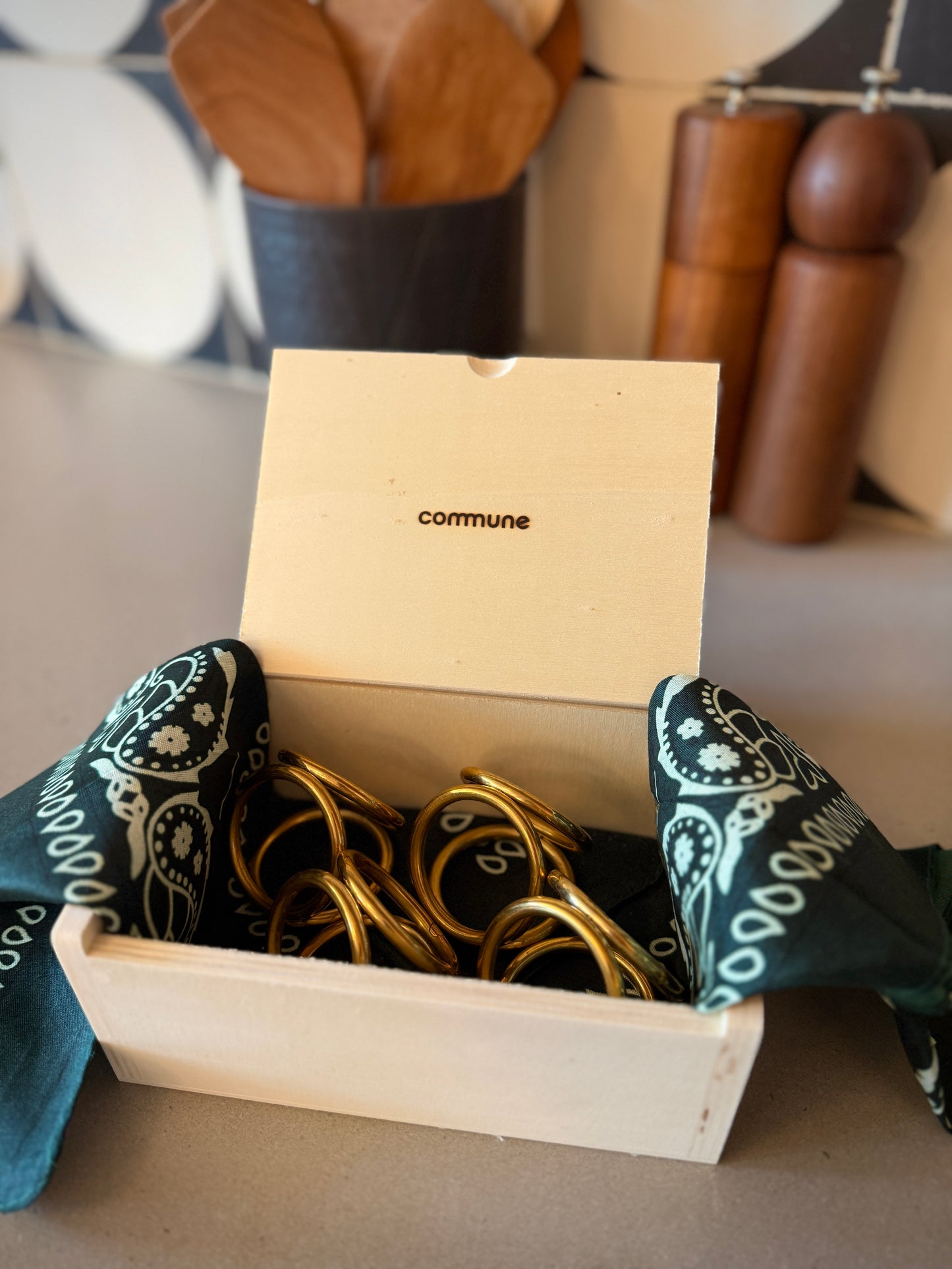 Commune Brass Napkin Rings