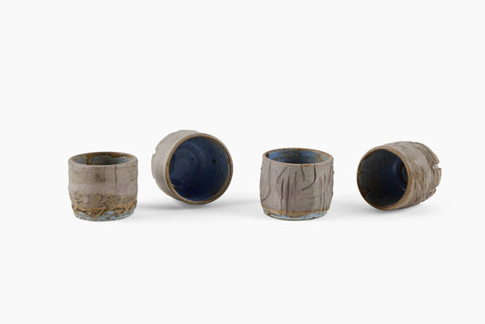 Kevin Willis for Commune Tequila Cups Grey Blue