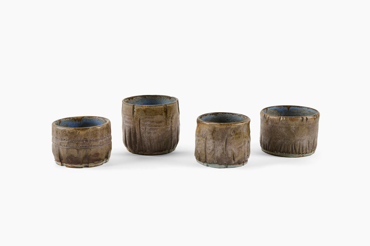 Kevin Willis for Commune Tequila Cups Grey Blue