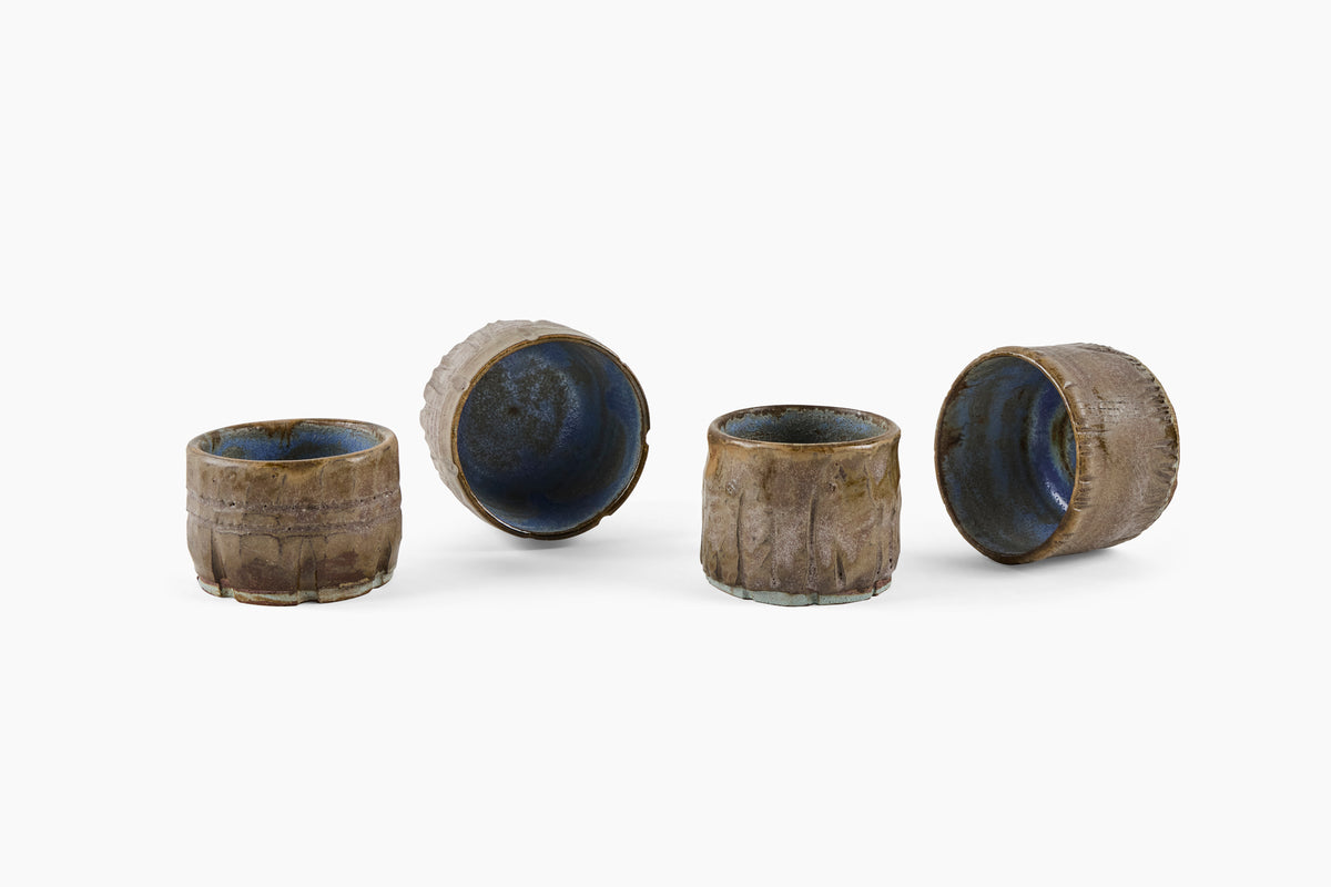 Kevin Willis for Commune Tequila Cups Grey Blue