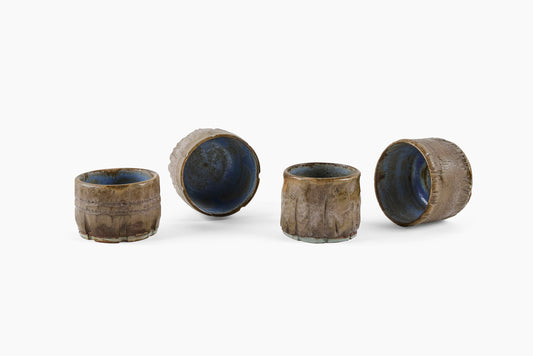 Kevin Willis for Commune Tequila Cups Grey Blue