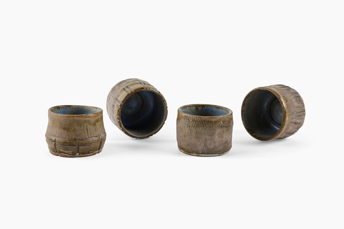 Kevin Willis for Commune Tequila Cups Grey Blue