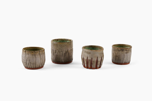 Kevin Willis for Commune Tequila Cups Grey Green